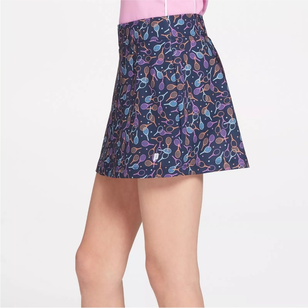 Prince Racquet Print Purple Tennis Skort - Girl Size Small (8-9)